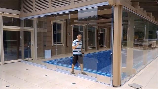 Безрамное остекление бассейна. Безрамное остекление Лумон смотреть онлайн