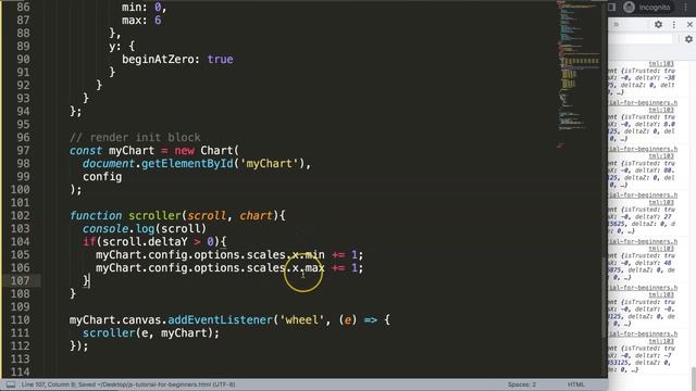 How to Scroll Through Chart Data in Chart JS смотреть онлайн