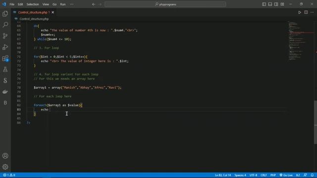 Introduction to Control Structure in PHP | Techup Guys смотреть онлайн