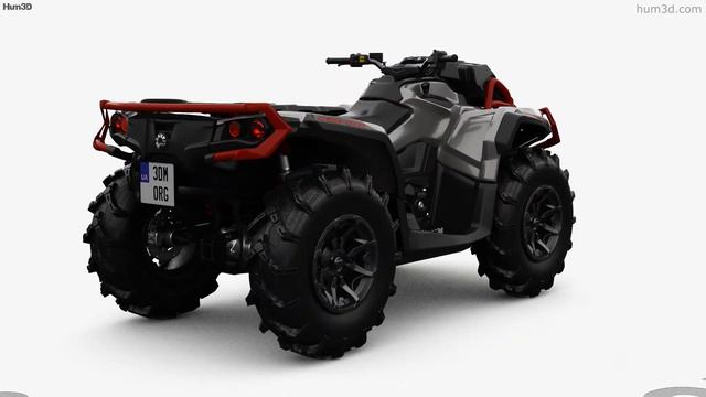BRP Can Am Outlander X MR 1000R 2023 3D model by 3DModels.org смотреть онлайн