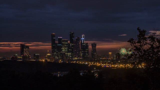 Moscow City (Москва-Сити) timelaps 4K 24fps смотреть онлайн