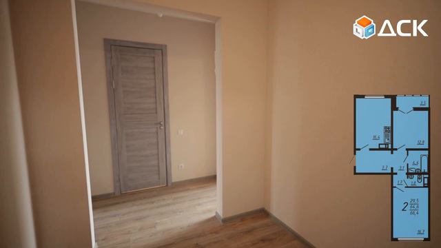 Двухкомнатная квартира в ЖК "Яблоневые сады" смотреть онлайн