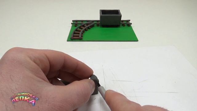 ВАГОНЕТКА С РЕЛЬСАМИ ИЗ МАЙНКРАФТ ИЗ ПЛАСТИЛИНА | PLASTICINE TROLLEY WITH RAILS FROM MINECRAFT смотреть онлайн