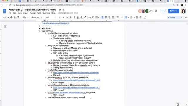 Kubernetes SIG Storage - CSI Implementation Workgroup 20210909 смотреть онлайн