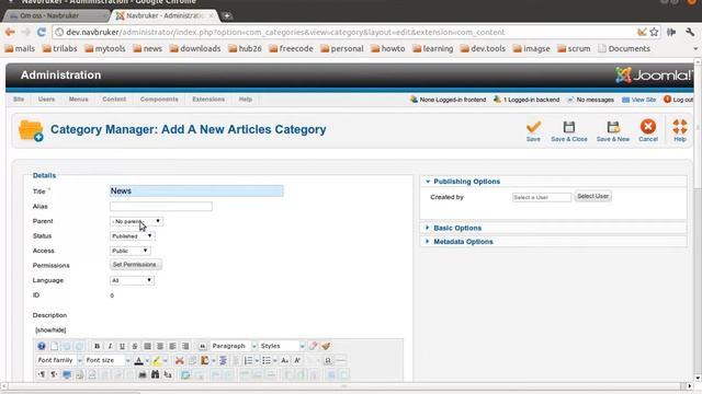 Joomla 1.7 : Creating Categories,Subcategories смотреть онлайн