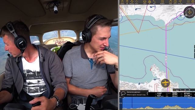 Из Магадана на Камчатку через Охотское море на Сessna 172. Аэропорт Сокол смотреть онлайн