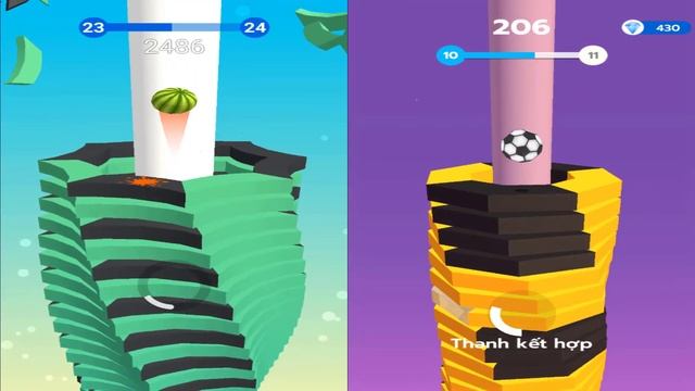 Satisfying Mobile Games 2023 - Stack Ball, Helix Stack Jump, Giant Rush, Sandwich Runner, Pop It... смотреть онлайн