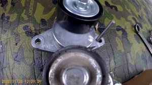 Обзор натяжного и обводного роликов Ларгус(Рено) 2014г