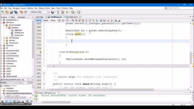 12. Searching data into MySQL Database using jFrame form in Netbeans Java смотреть онлайн