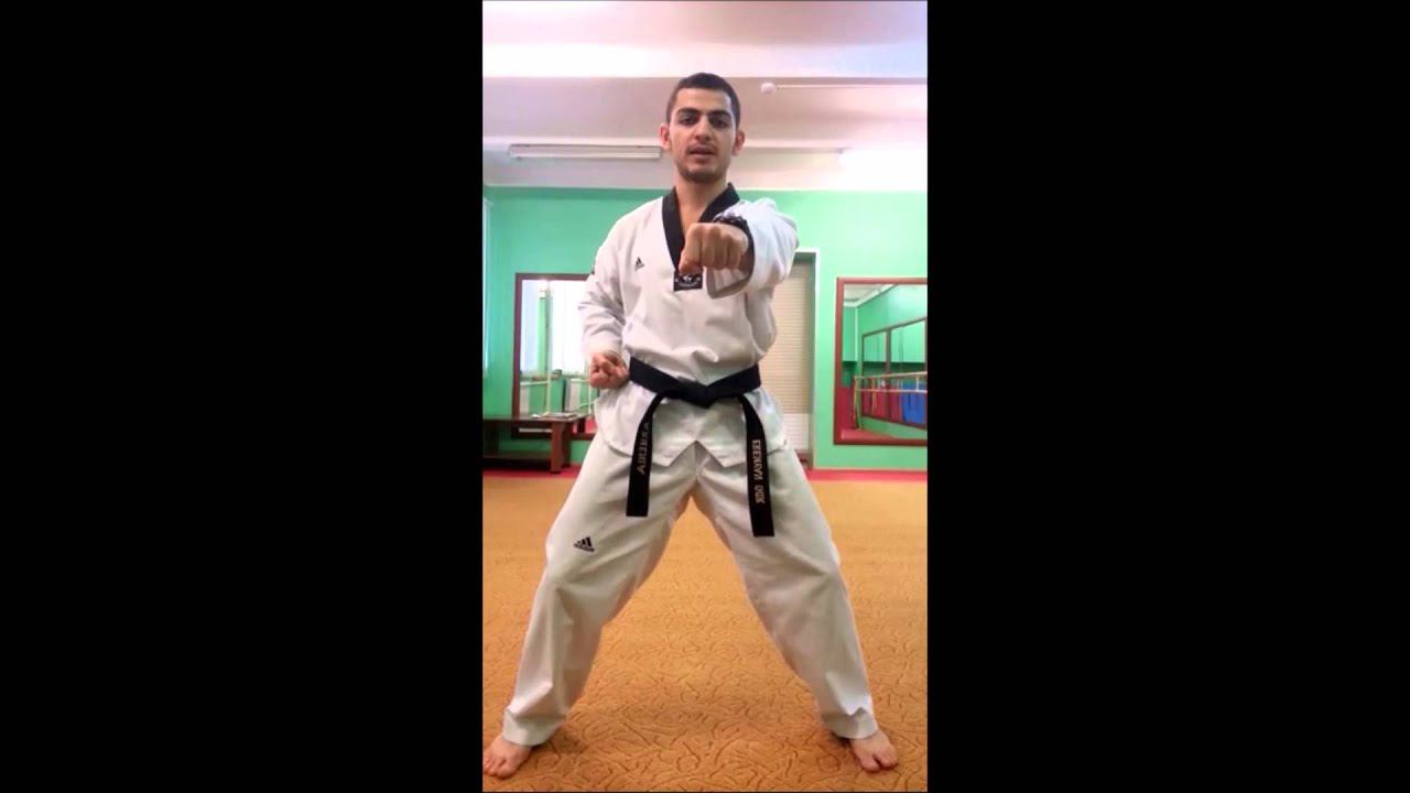 Taekwondo WTF. Удары руками Монтон Чириги, Ту Бон Чириги, Се Бон Чириги. смотреть онлайн