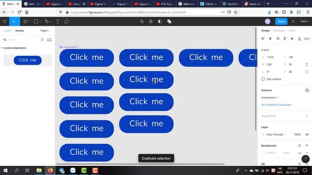 How to Create Component in Figma смотреть онлайн