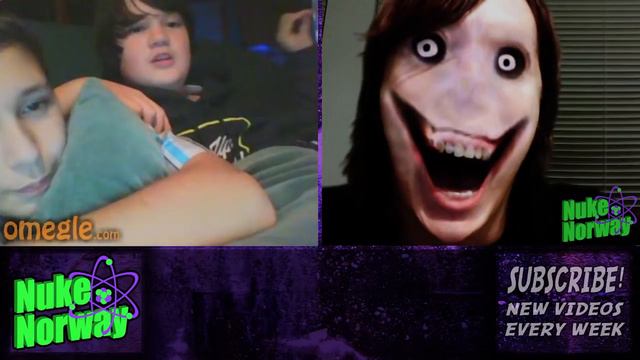 Jeff The Killer Scares Omegle Video Chatters!