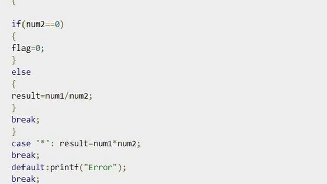 4) SIMPLE CALCULATOR in C using Switch case смотреть онлайн