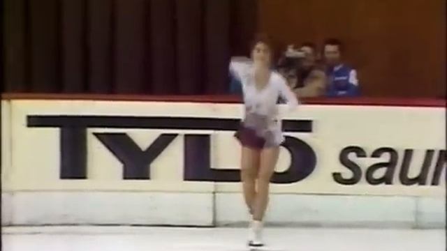 Katarina Witt EM 1982 Lyon