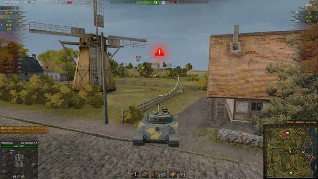 WoT КОВАРНЫЙ ПЛАН Рыбацкая бухта BatChat 25t позиция на центре смотреть онлайн