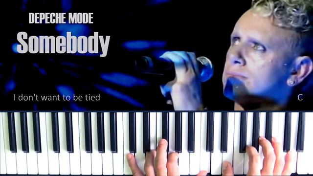 Depeche Mode Somebody Piano Cover смотреть онлайн