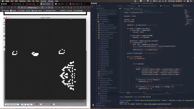Game of Life in Python смотреть онлайн