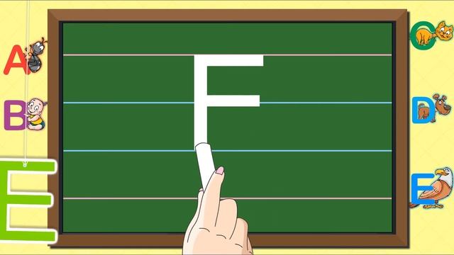 English Capital Letter Writing | Letter - E | Writing Capital ABC for children | Learning Booster смотреть онлайн