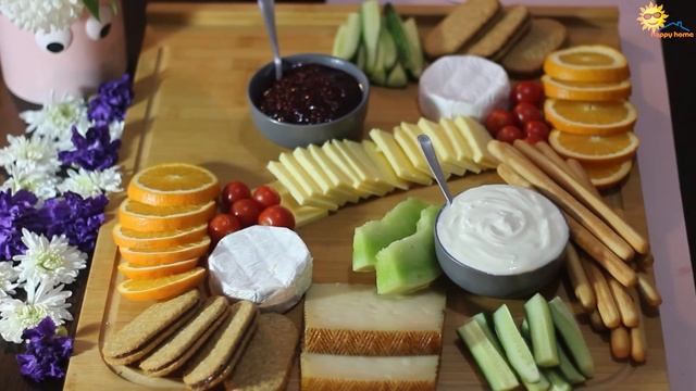 How to make and design grazing board, Grazing table with family and stay home. طاولة لتجمع العائلة смотреть онлайн