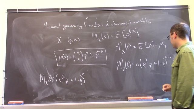 moment generating functions for binomial variables смотреть онлайн