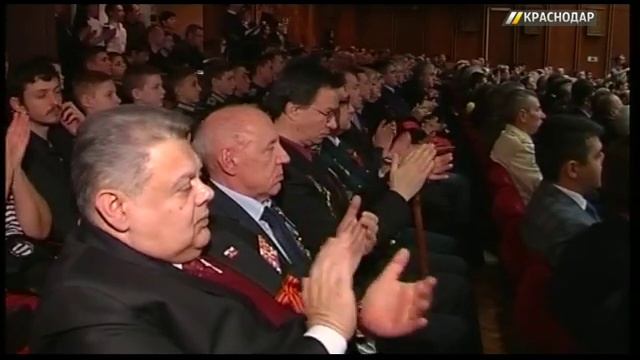 В Краснодаре в преддверии 23 февраля чествовали ветеранов Великой Отечественной смотреть онлайн
