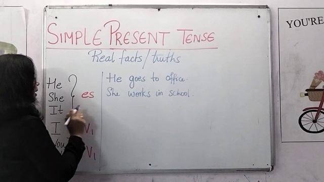 Learn English Speak English- SIMPLE PRESENT TENSE#tenses#framing #vocabulary#communicationskills смотреть онлайн