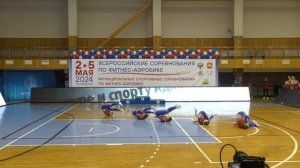 Группа Гармония. Трансформеры г. Челябинск. Аэробика 5 чел. 14-16 лет. Финал. 04.05.24