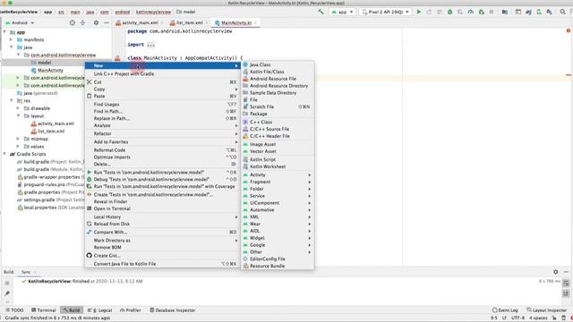 Part1 - Kotlin RecyclerView - Adapter, Encapsulating, Data Binding, Click Listener, Swipe to Delete смотреть онлайн