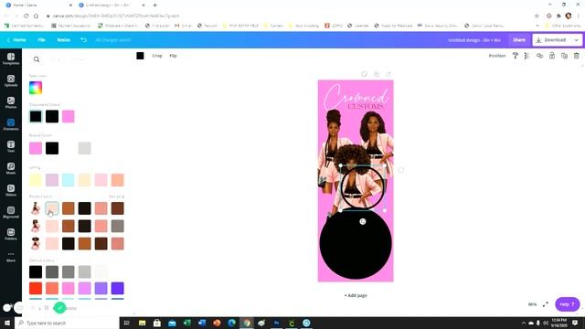 Canva Tutorial: How to design a bookmark in Canva! смотреть онлайн
