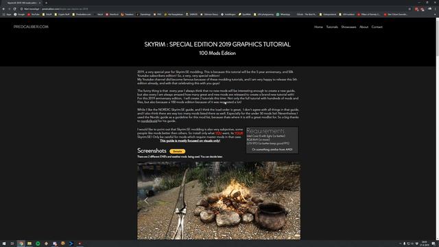 (1/6) Skyrim:SE 2019 Ultimate Graphics Tutorial. - The 100 Mods edition. смотреть онлайн