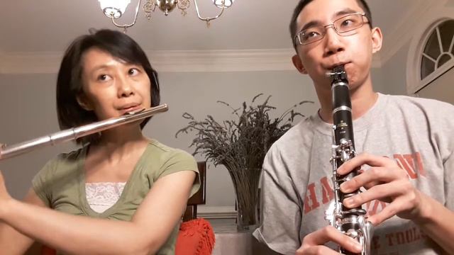 Chamber Music Series☆Duet for Flute and Clarinet- No.1 Mozart: Menuet смотреть онлайн