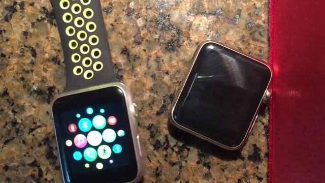 Nike Sport Band For Mediatek IWO MTK2502C 45MM vs Apple Watch 42MM w/Link смотреть онлайн