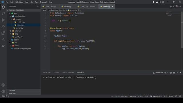Архитектура FastAPI приложения | Шаблон смотреть онлайн