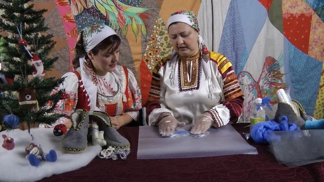 Мастер-класс "Сувенирные валенки" смотреть онлайн