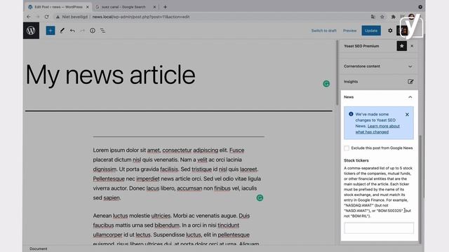 Yoast News SEO: Sidebar integration & improved user experience смотреть онлайн