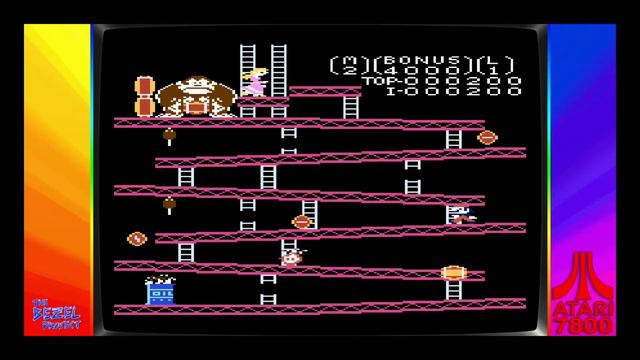 Donkey Kong Retro Arcade vs Atari 2600 vs Atari 7800 vs Colecovision смотреть онлайн
