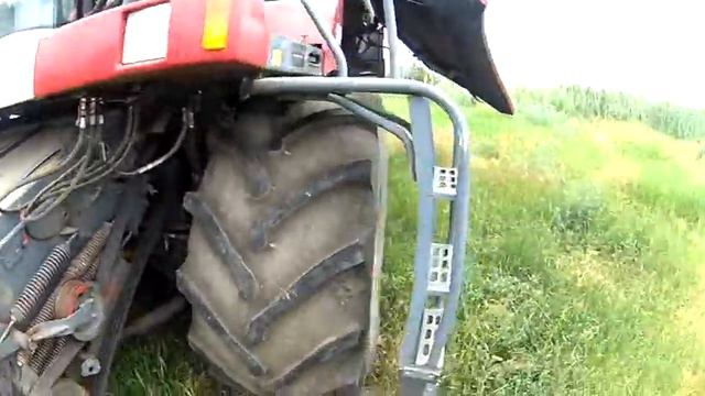 ACROS 560, запуск молотилки