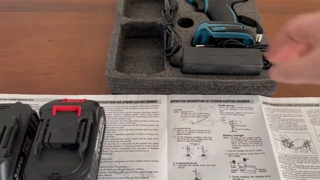 Бесщеточный Электрический ударный гайковерт/литиевый аккумулятор, совместимый с батареей Makita смотреть онлайн