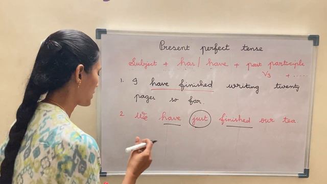 Learn present perfect tense - Rules and Examples | Vi's learning path | In Tamil | смотреть онлайн