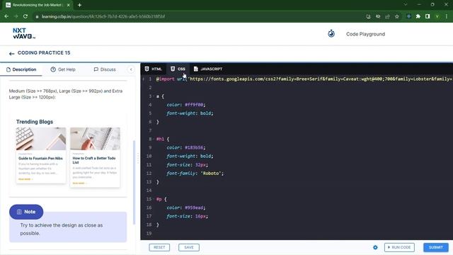 Ecommerce Website Trending Blogs | Coding Practice 15 | HTML, CSS, Bootstrap | NxtWave | ccbp 4.o смотреть онлайн