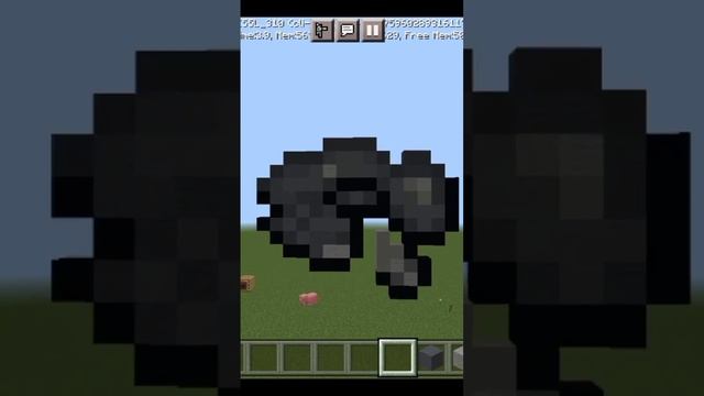 сломанная пластинка в маинкрафте #маинкрафтпостройка смотреть онлайн