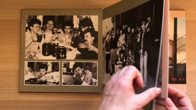 Фотокнига с авторским дизайном в подарок на юбилей.