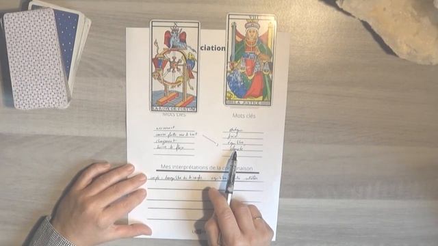 Tutoriel : Comment lire les associations de cartes du Tarot ? Apprendre le Tarot смотреть онлайн