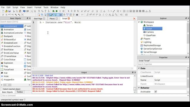 Roblox Scripting Tutorial - Instances смотреть онлайн