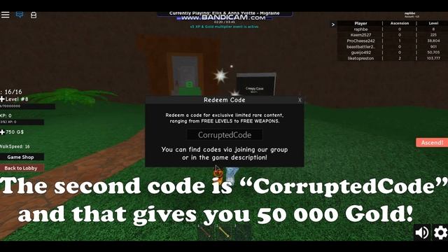 *ALL* New INFINITY RPG Codes! (2020) |ROBLOX смотреть онлайн