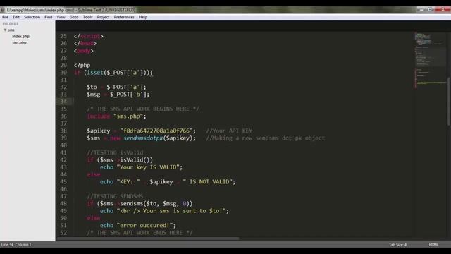 How to Send SMS in php in urdu/hindi смотреть онлайн