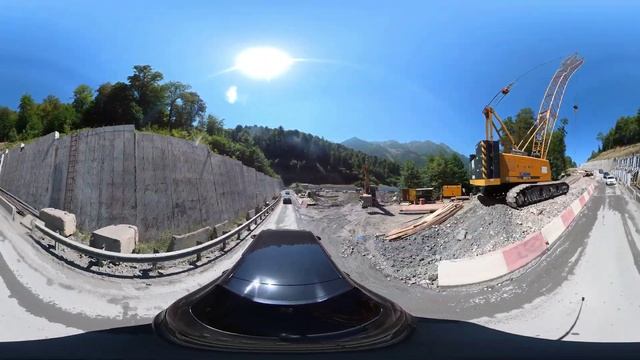 Обвал дороги на красную поляну insta 360 x2 смотреть онлайн