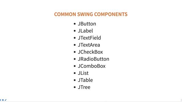 Components in Swing in java смотреть онлайн