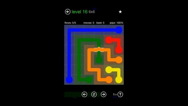 Flow Free Bridges Classic Pack 6x6 Complete Walkthrough All Levels смотреть онлайн