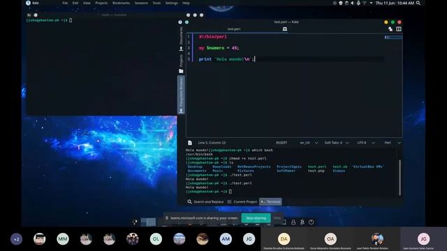 Unix | 26. Lenguajes interpretados (Perl) (11 de Junio del 2020) смотреть онлайн